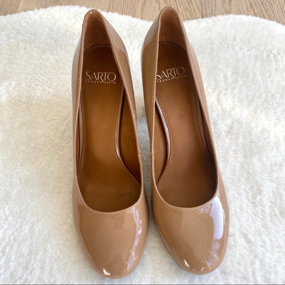 franco sarto aziza block heel pump